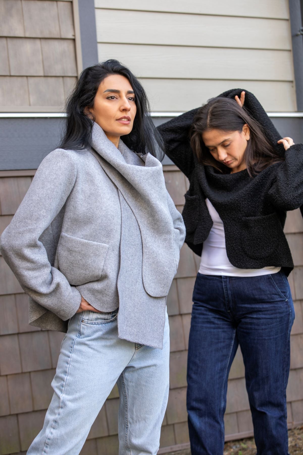 Cozy Wrap-Front Fleece Jacket